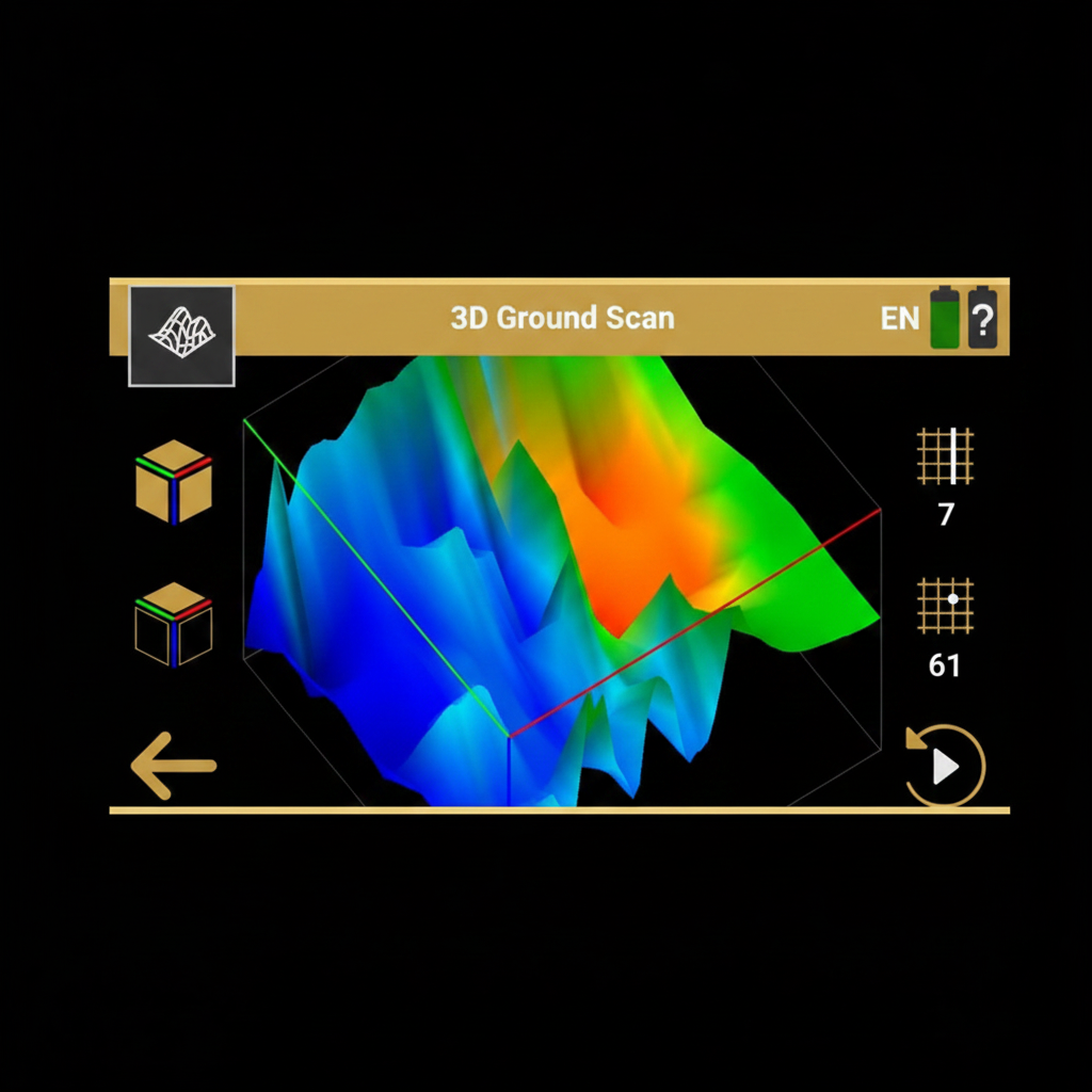 3D Ground Scan ليلي