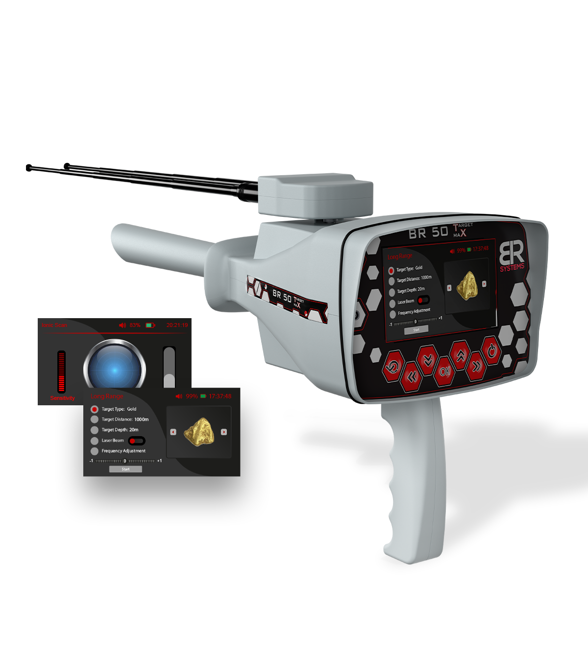 BR 50 Target Max Metal Detector – Product View 1