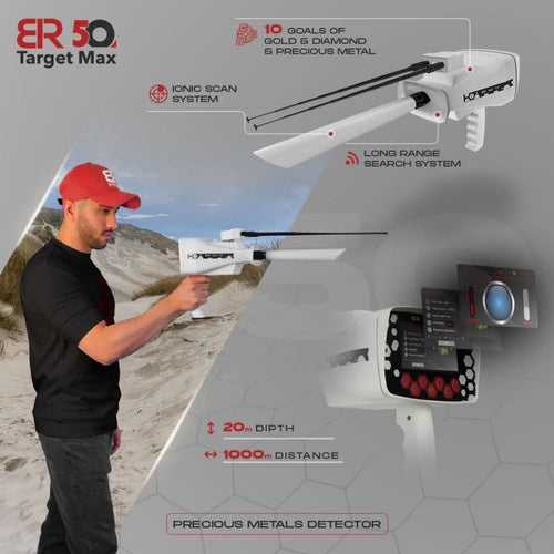 BR 50 Target Max – Long Range Metal Detector