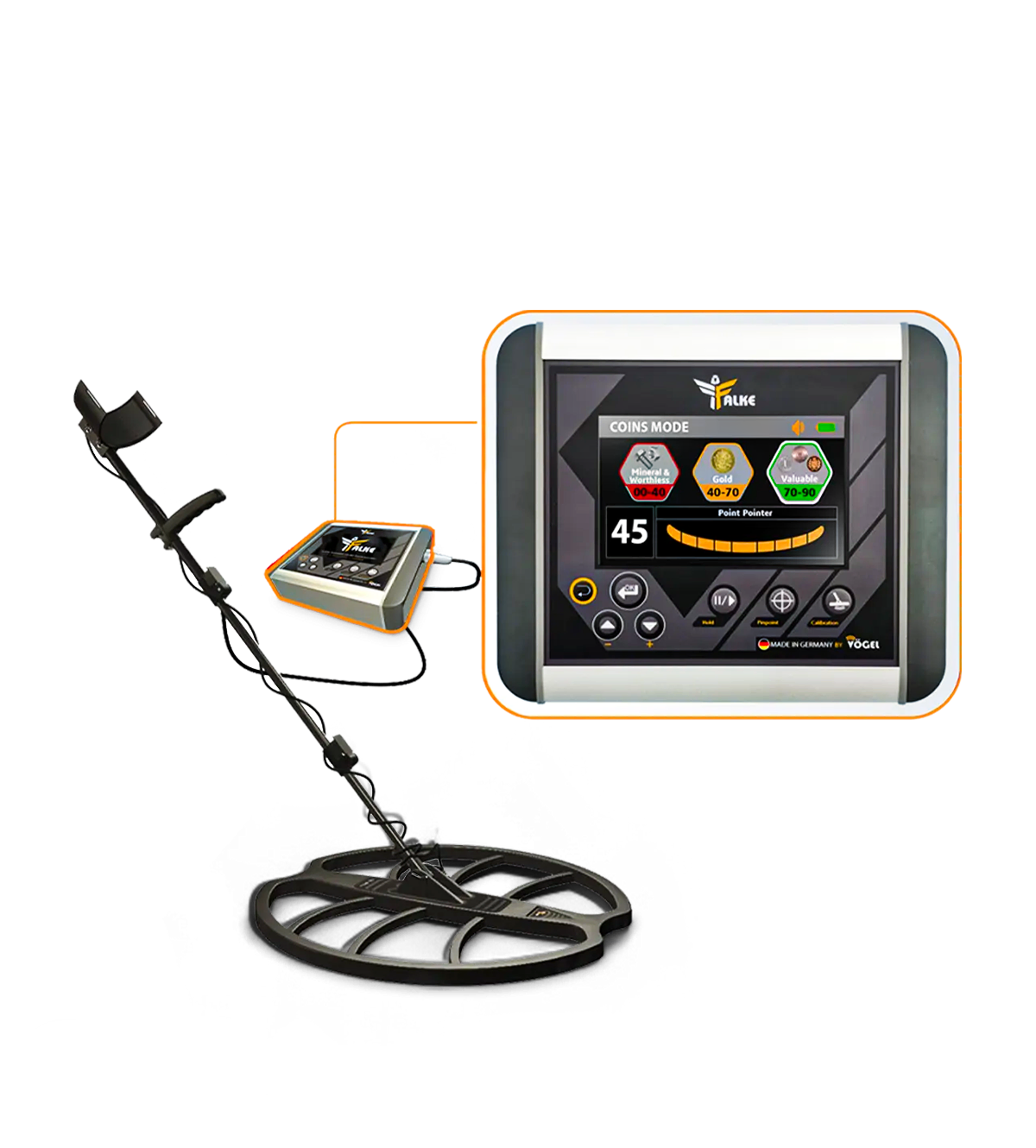 Falke Professional Metal Detector – Product View