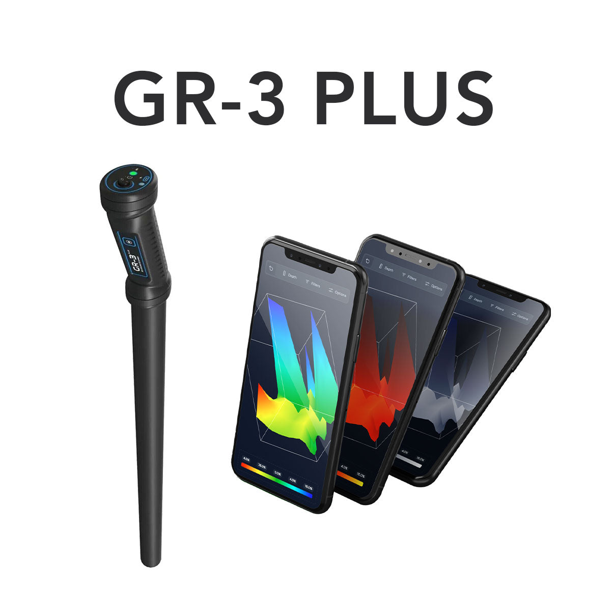 GR-3 Plus Gold & Metal Detector – Product View