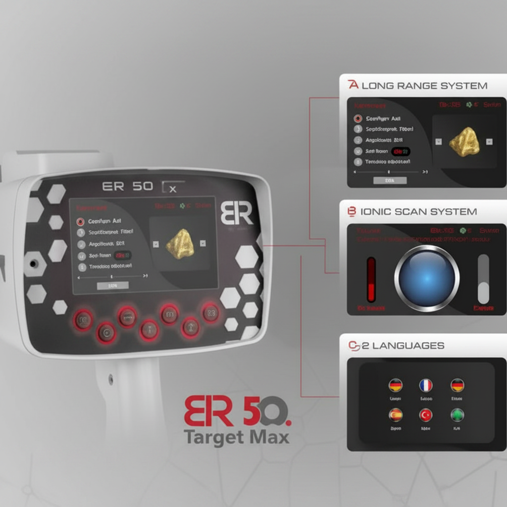BR 50 Target Max - Three system screens