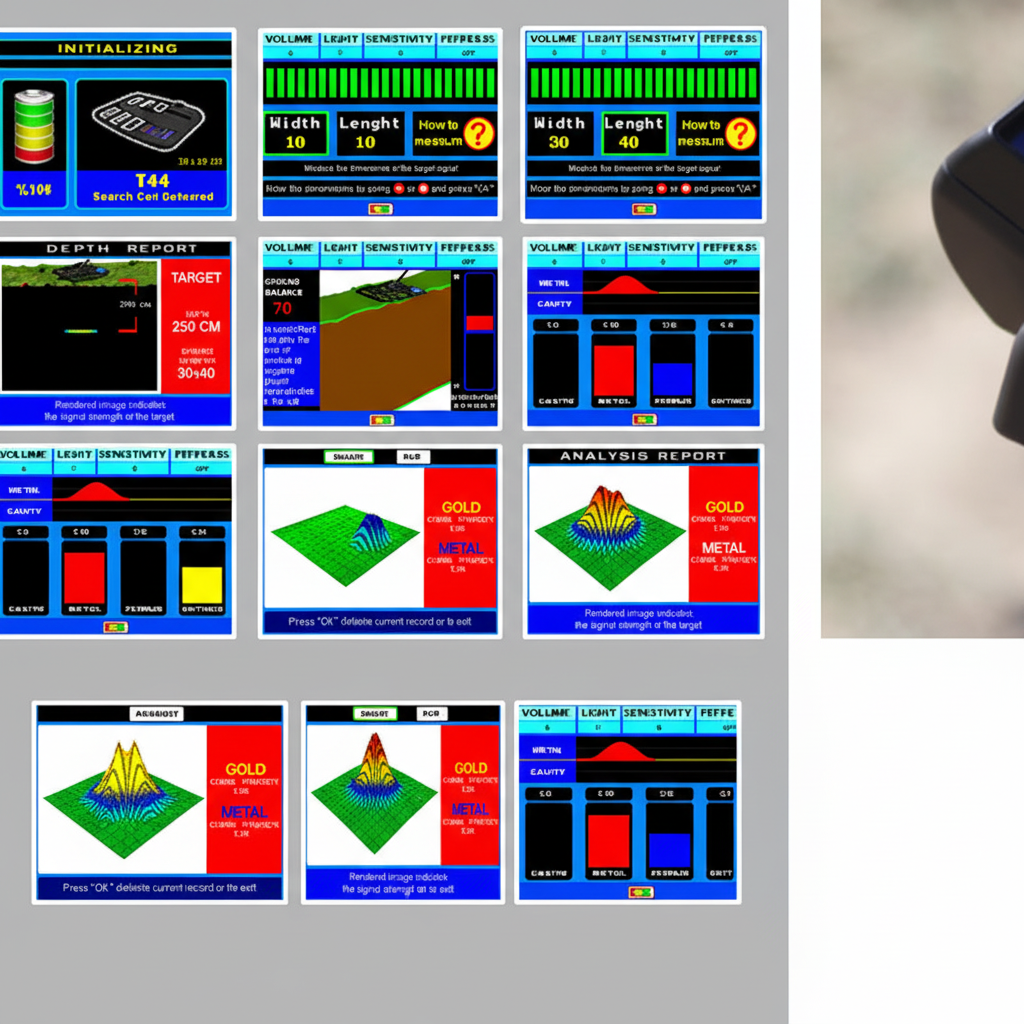 Deep Hunter Pro - Screen Interface