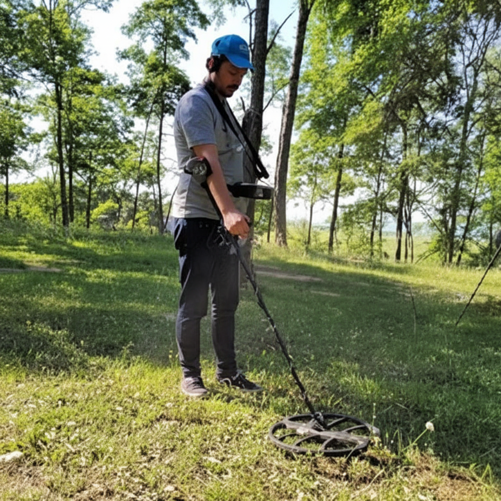 FALKE - Man using device in forest