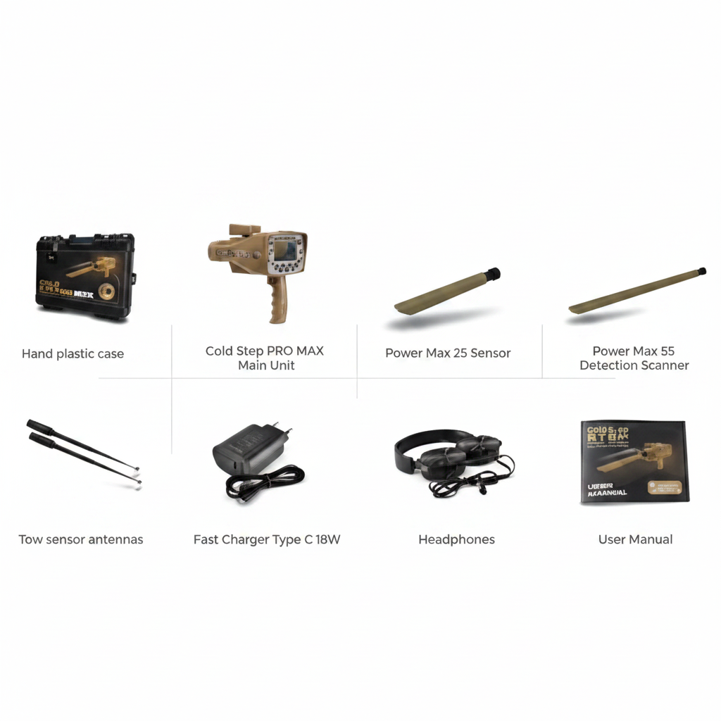 GOLD STEP PRO MAX - Full kit layout