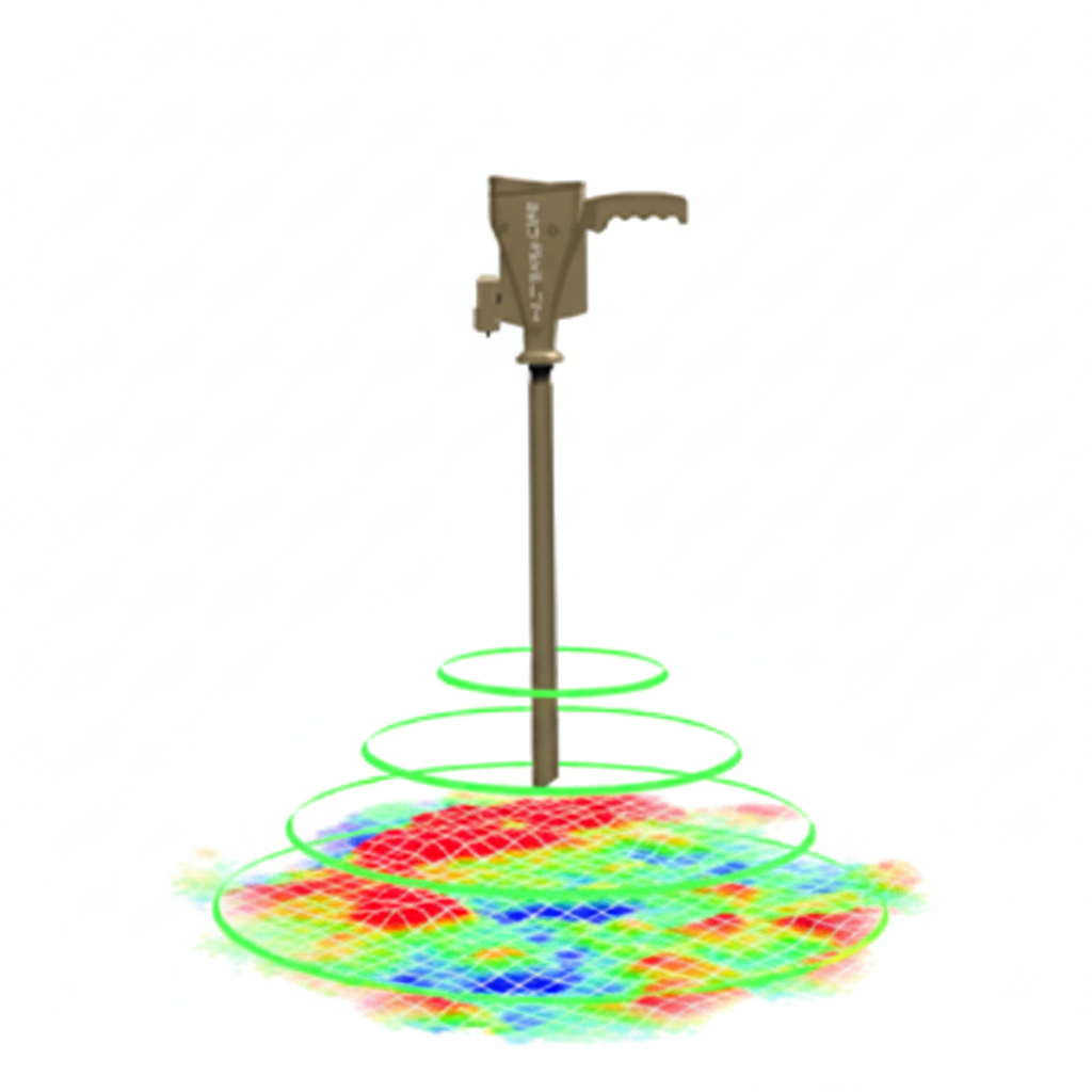 GOLD STEP PRO MAX - Ground Scan 3D top view with rings