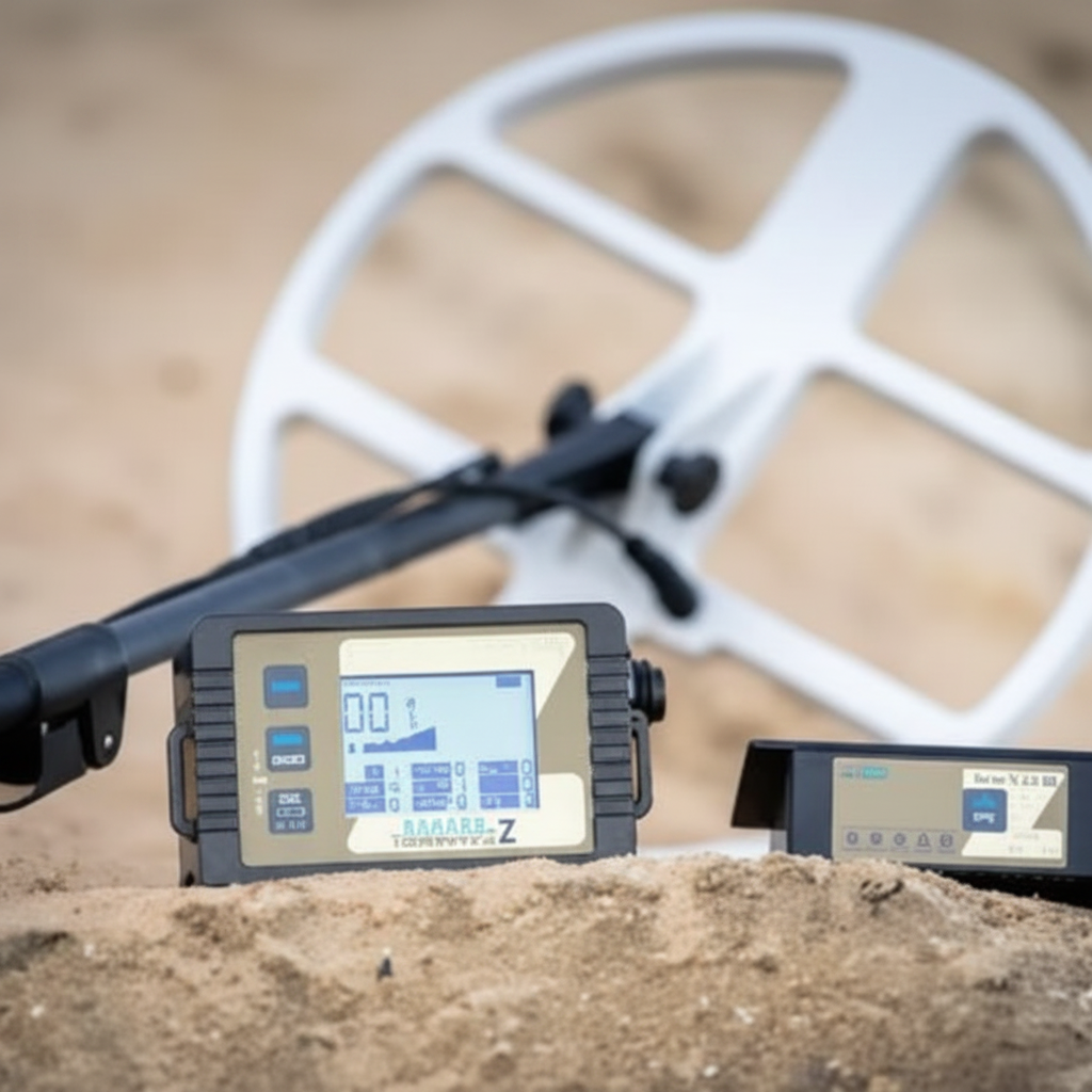 Image 1 - Device on sand with coil