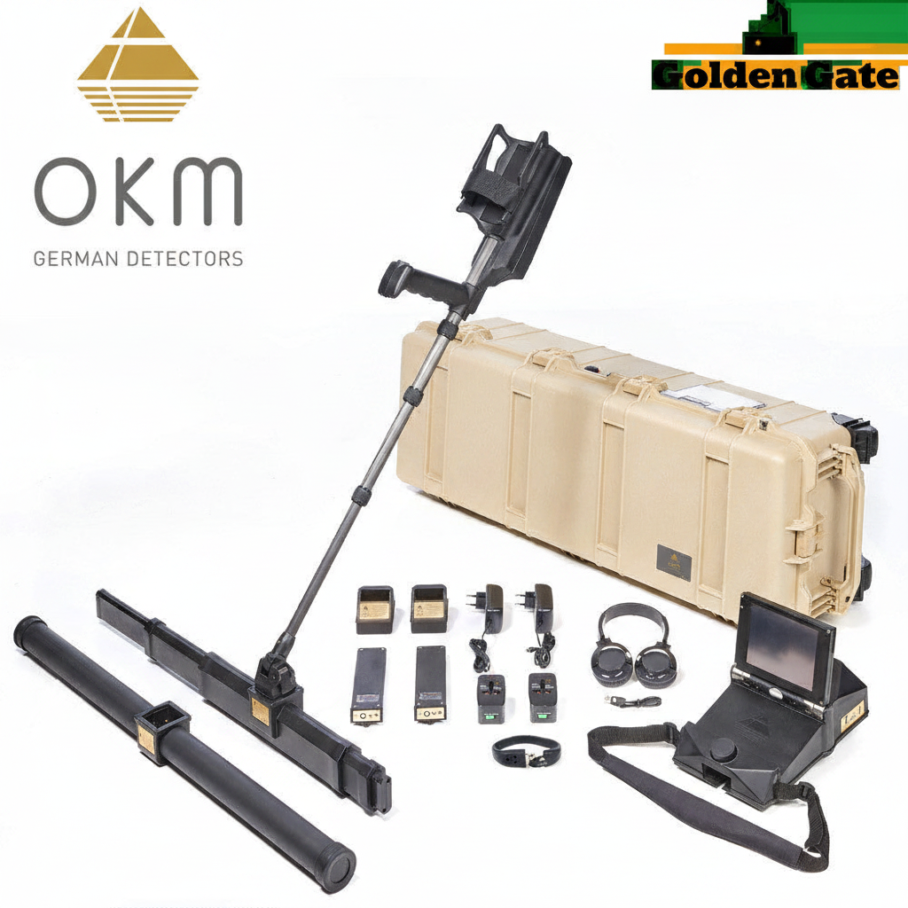 OKM eXp 6000 مع شعار Golden Gate أعلى اليمين