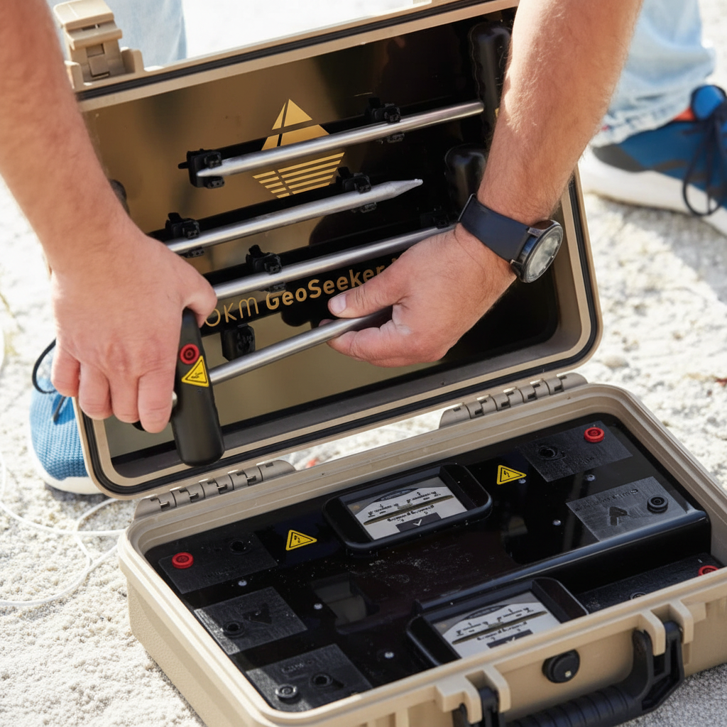 OKM GeoSeeker Mini - Briefcase Interior