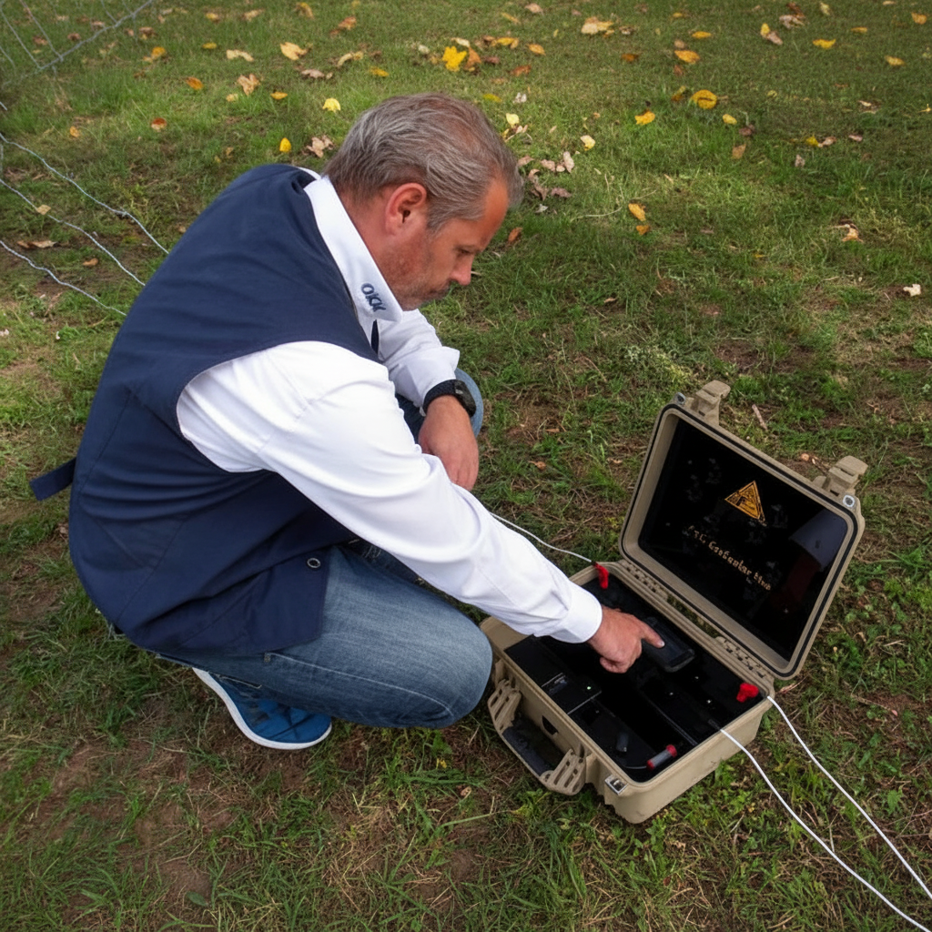 OKM GeoSeeker Mini - Man Operating