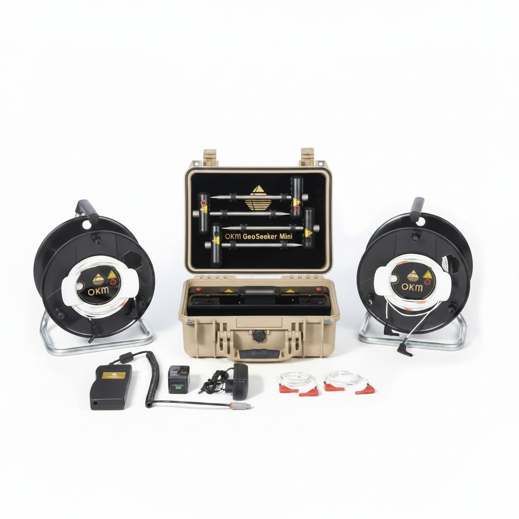 OKM GeoSeeker Mini - خلفية بيضاء بدون نصوص