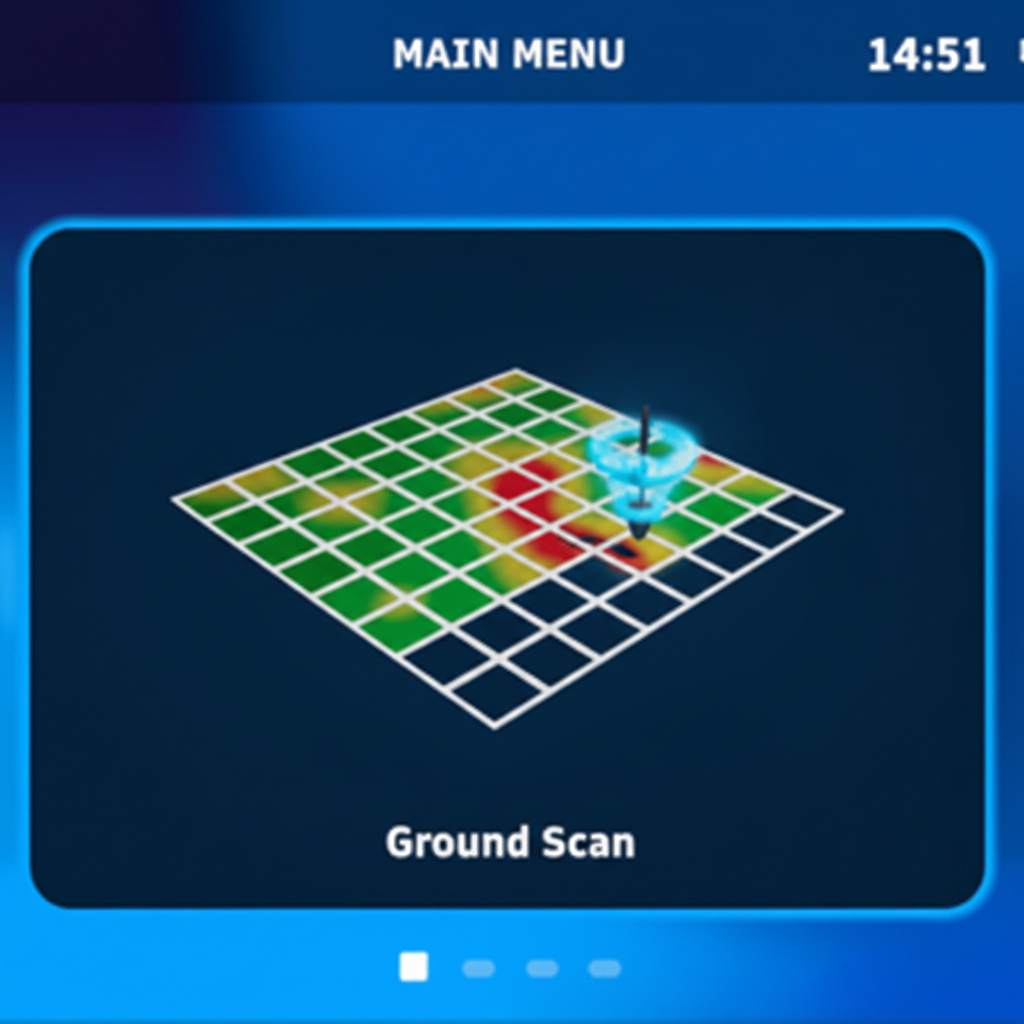 Royal Analyzer - Ground Scan screen