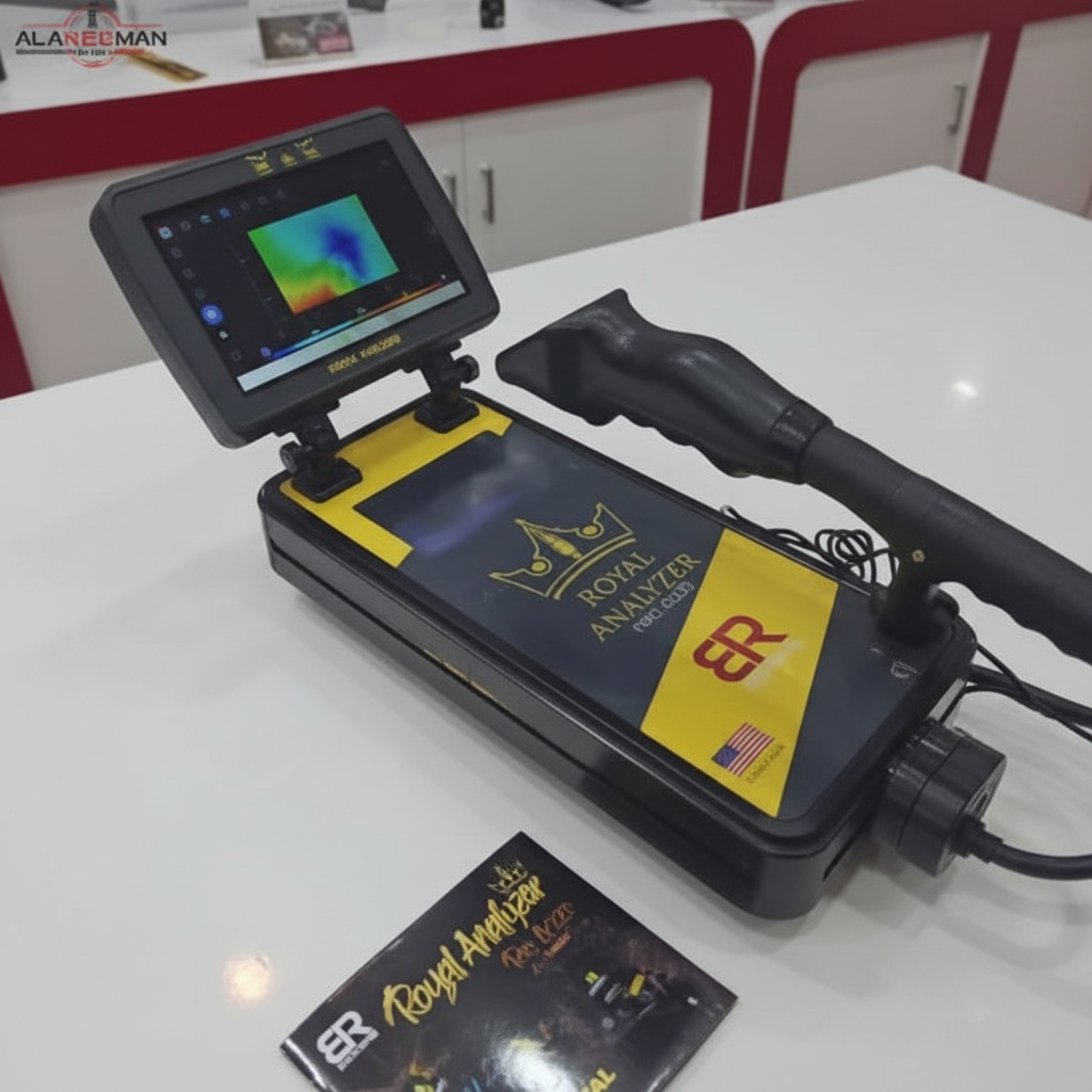 Royal Analyzer Pro 5000 - On table with accessories