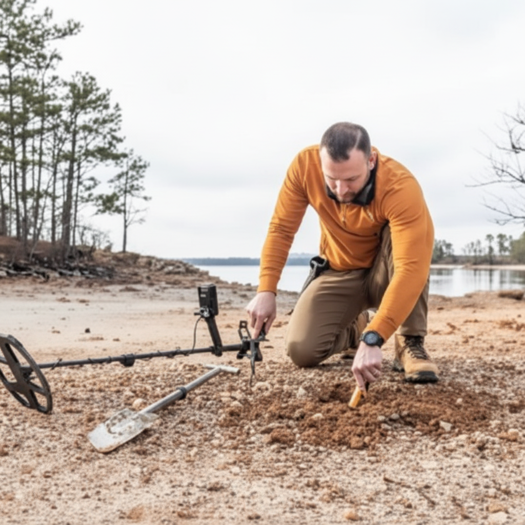 Score - Man Digging Lakeside