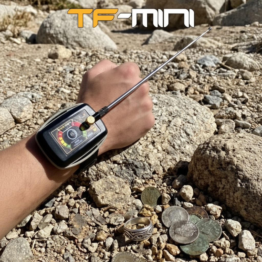 TR-Mini - On wrist outdoor with gold coins